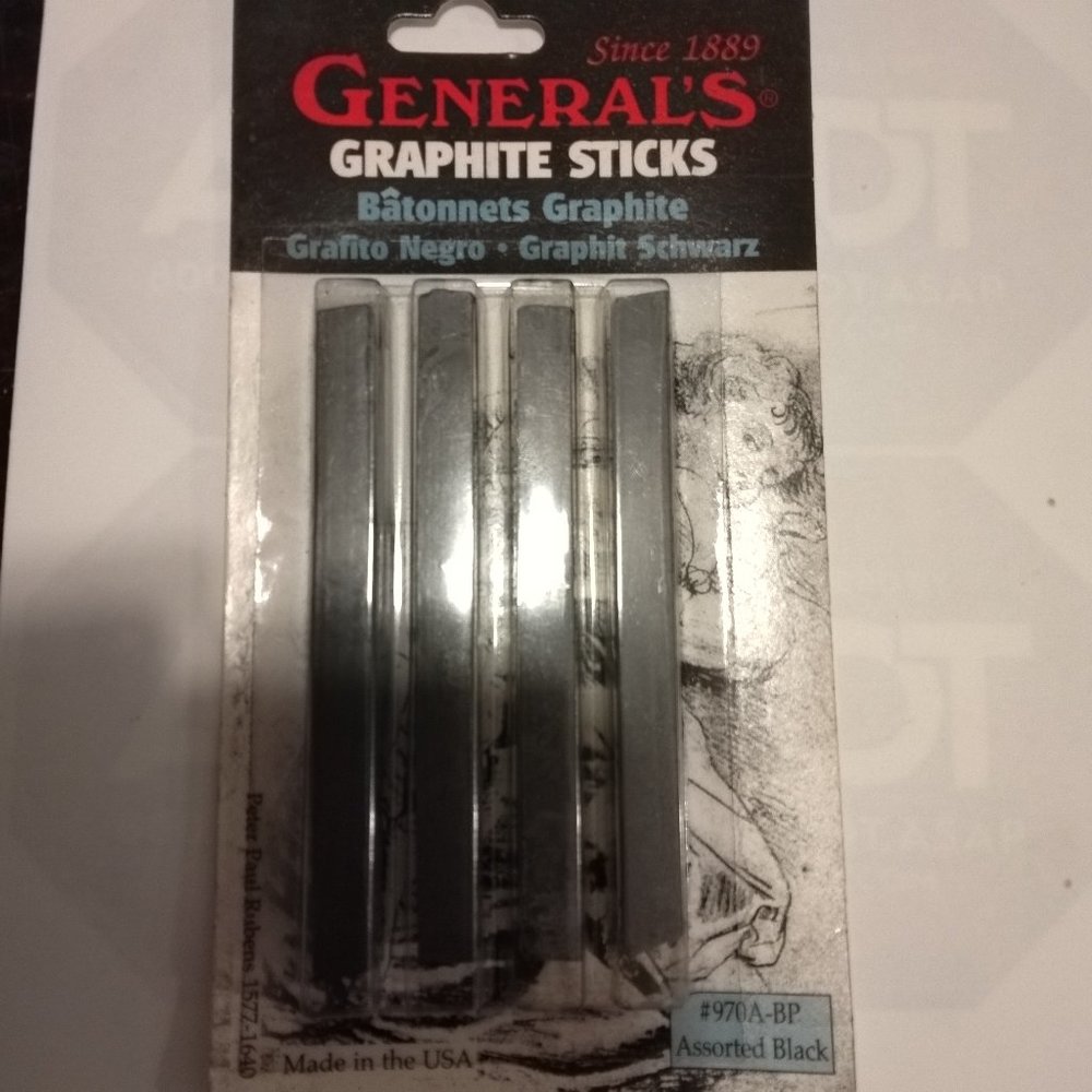 Fine charcoal and graphite Sticks